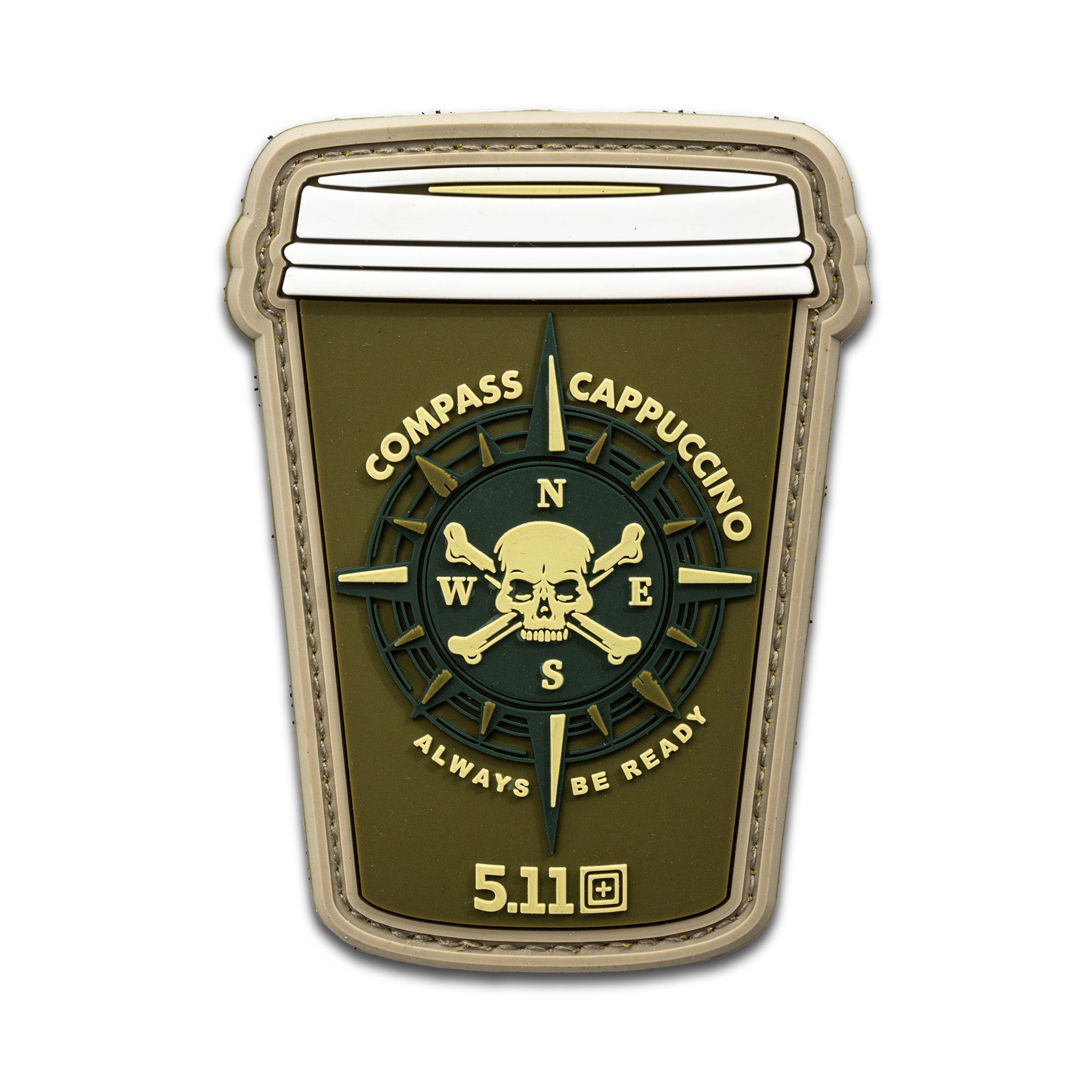 5.11 Tactical Compass Cappuccino Patch Gear Australia by G8