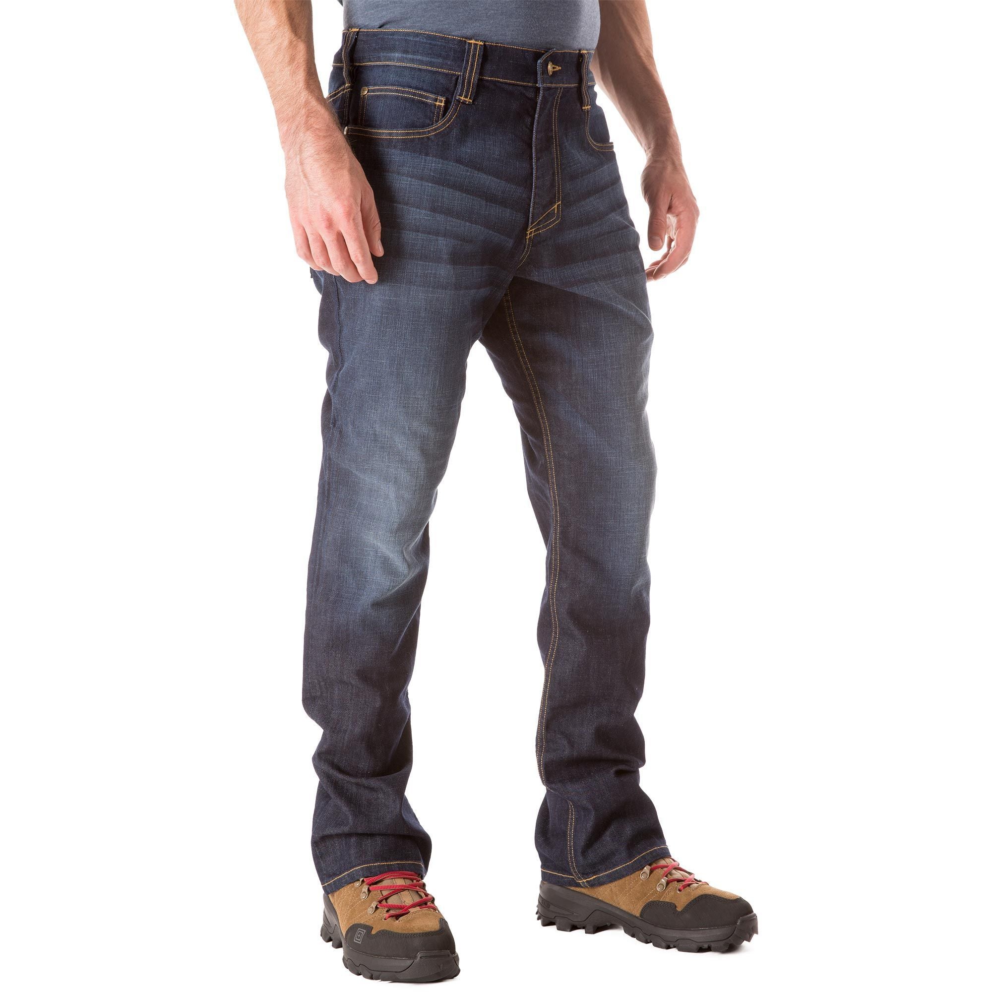 5.11 Tactical Defender Flex Straight Jeans Dark Wash Indigo 28 30 Gear Australia by G8