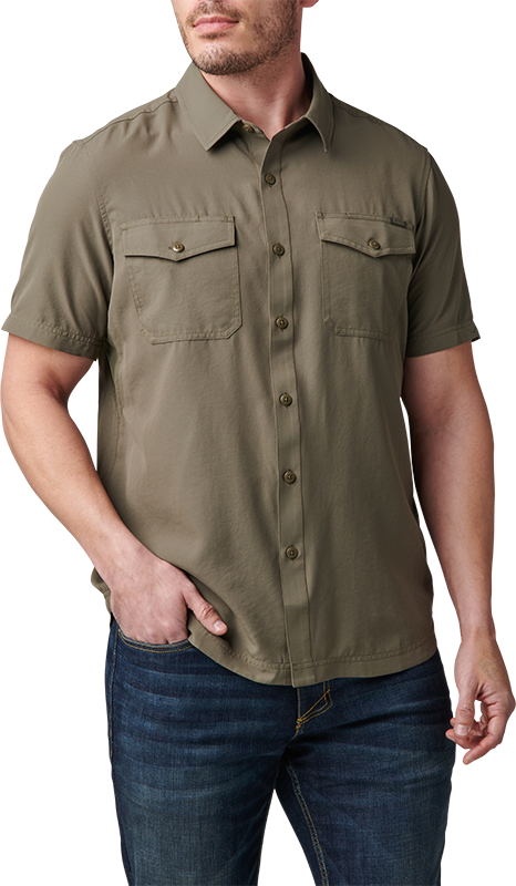 5.11 Tactical Marksman Short Sleeve Shirt Ranger Green Small Gear Australia by G8