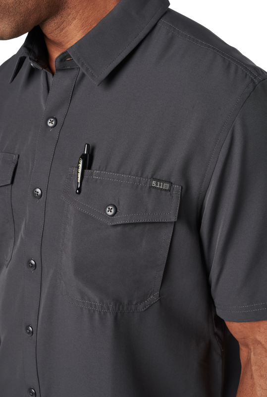 5.11 Tactical Marksman Short Sleeve Shirt Cinder Small Gear Australia by G8