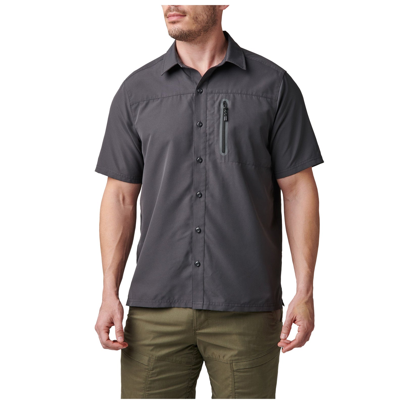 5.11 Tactical Marksman Utility Short Sleeve Shirt Volcanic Small Gear Australia by G8