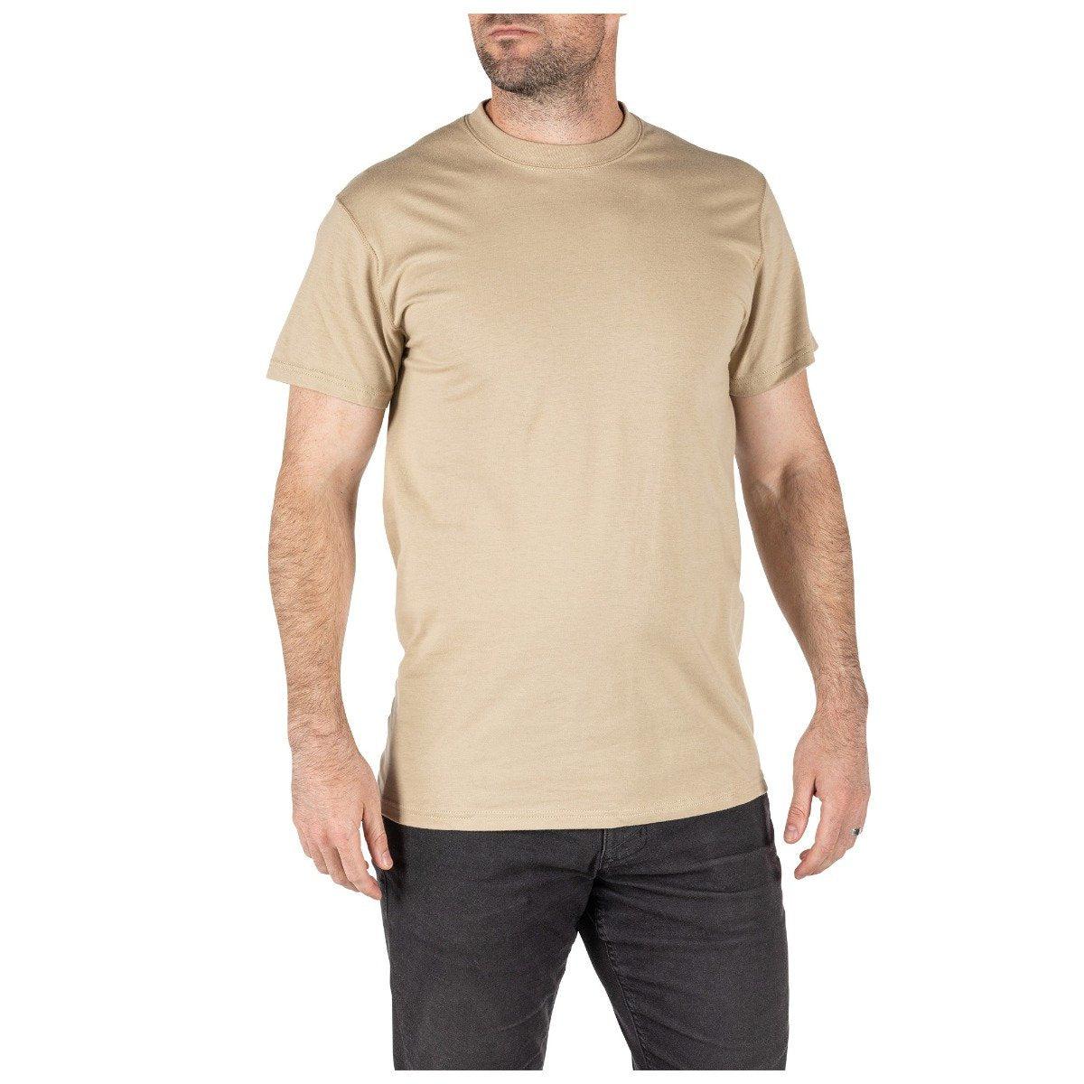 5.11 Tactical Mens Utili-T Crew Tees Pack of 3 ACU Tan Small Gear Australia by G8