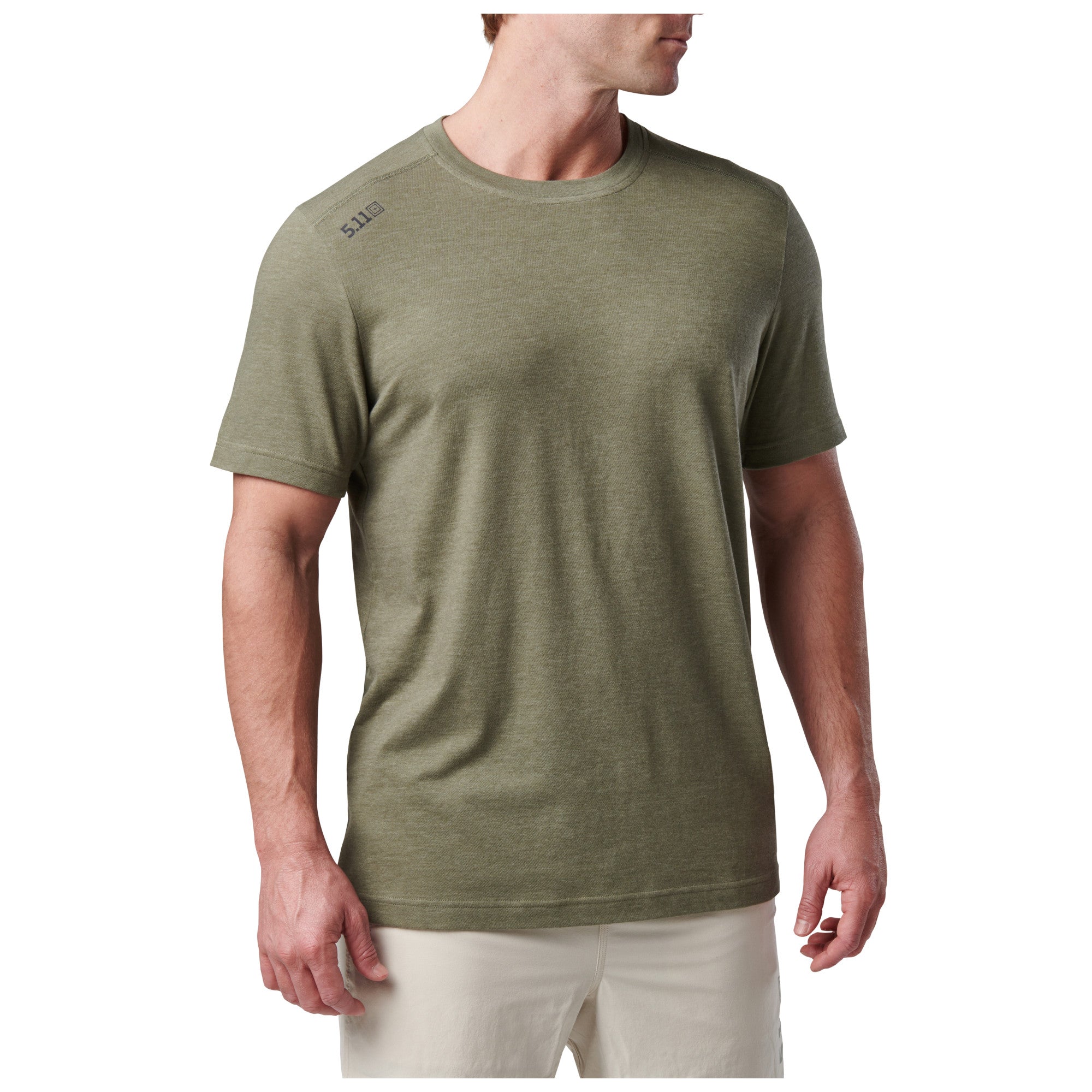 5.11 Tactical PT-R Charge Short Sleeve Top 2.0 Black Heather Small Gear Australia by G8