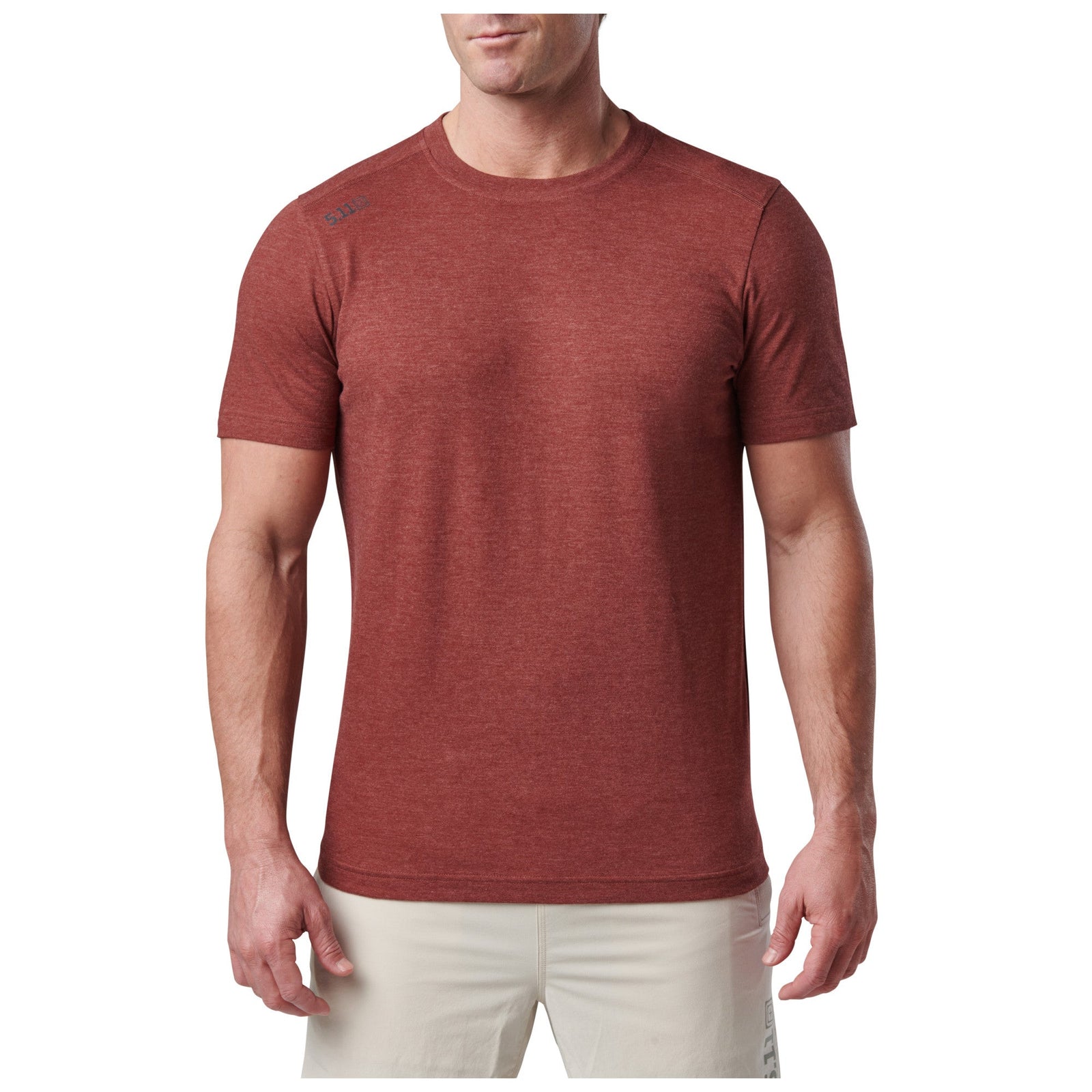 5.11 Tactical PT-R Charge Short Sleeve Top 2.0 Spartan Heather Small Gear Australia by G8