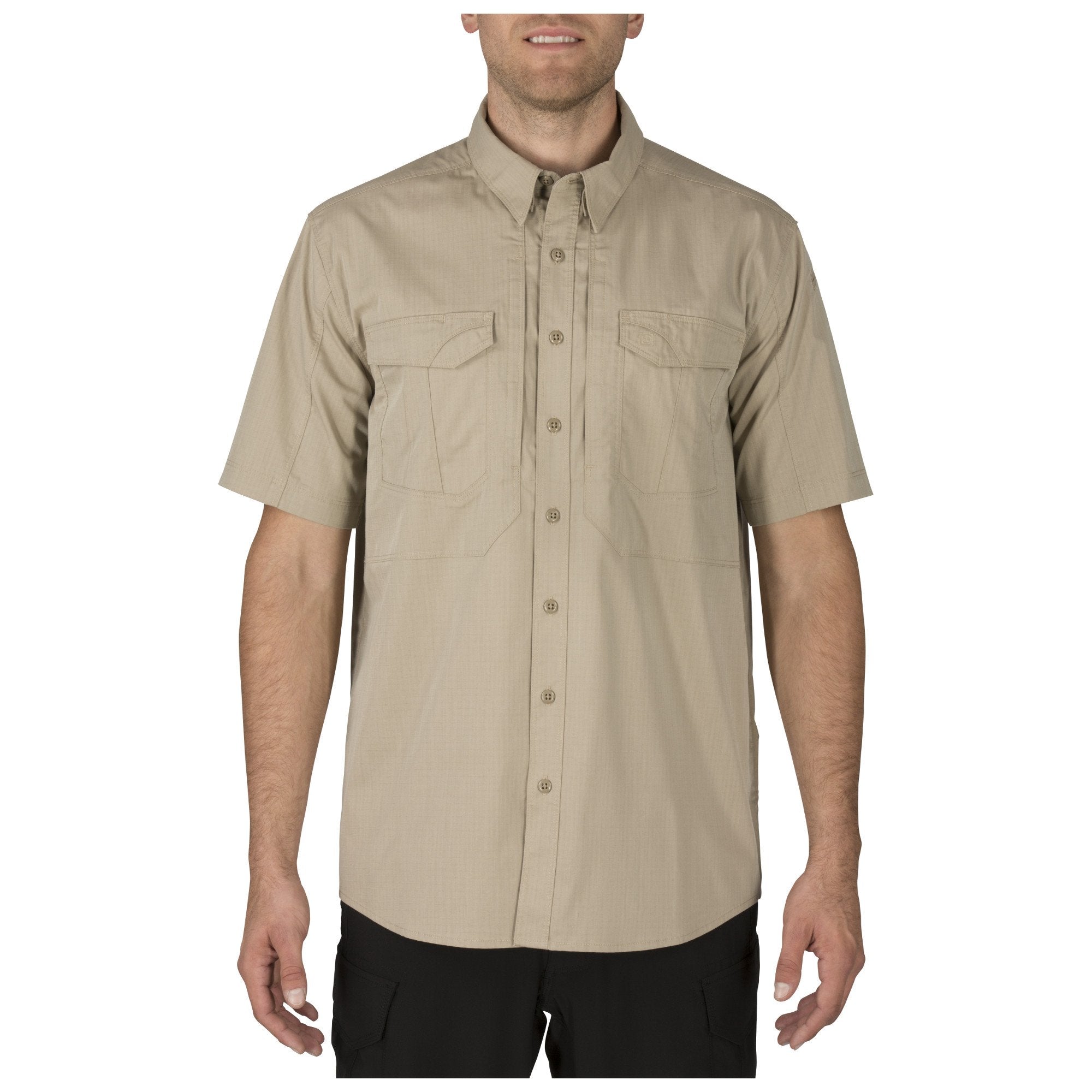 5.11 Tactical Stryke Short Sleeve Shirts Khaki Small Gear Australia by G8