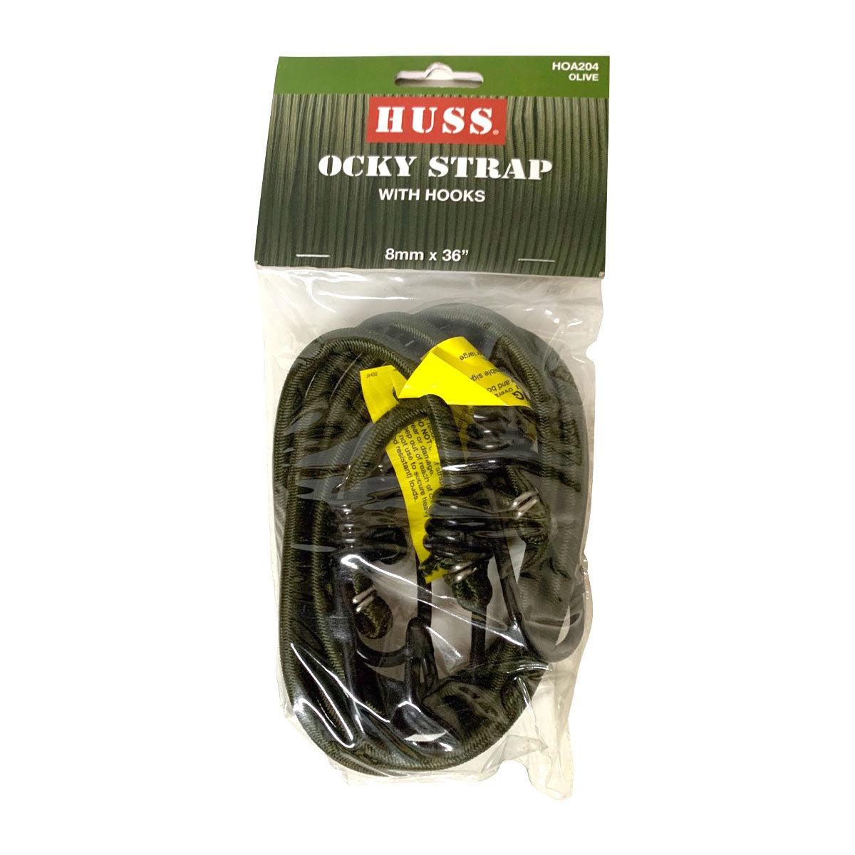 Combat Clothing Huss Ocky Strap Pack of 2 Olive Green 8mm x 36” Gear Australia by G8