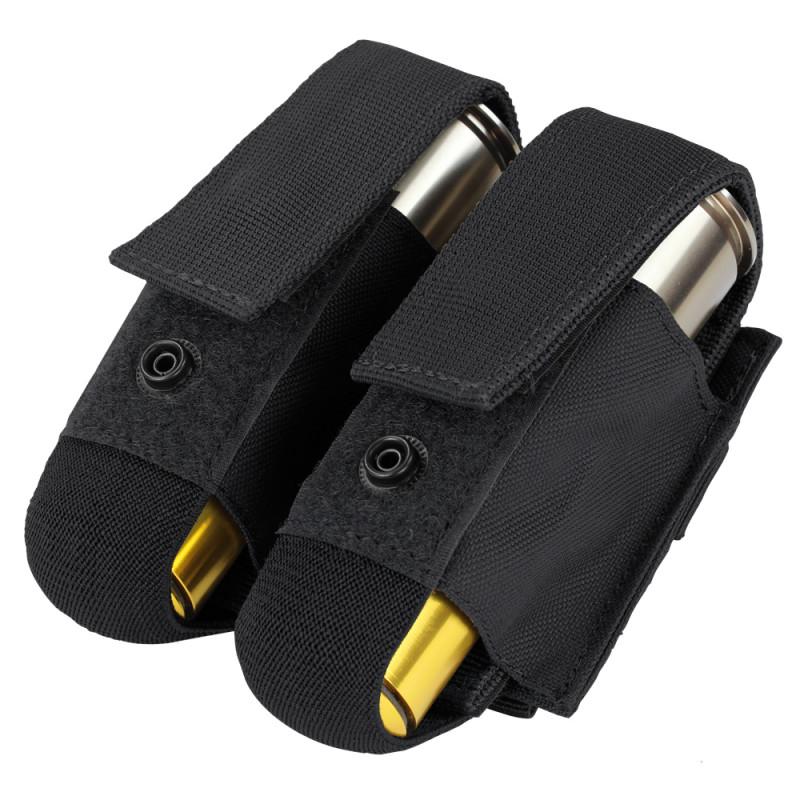 Condor 40mm Double Grenade Pouch Black Gear Australia by G8