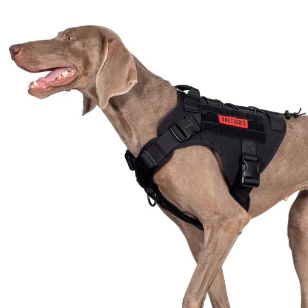 ONETIGRIS FIRE WATCHER K9 Harness 2.0 Metal Buckle - Black