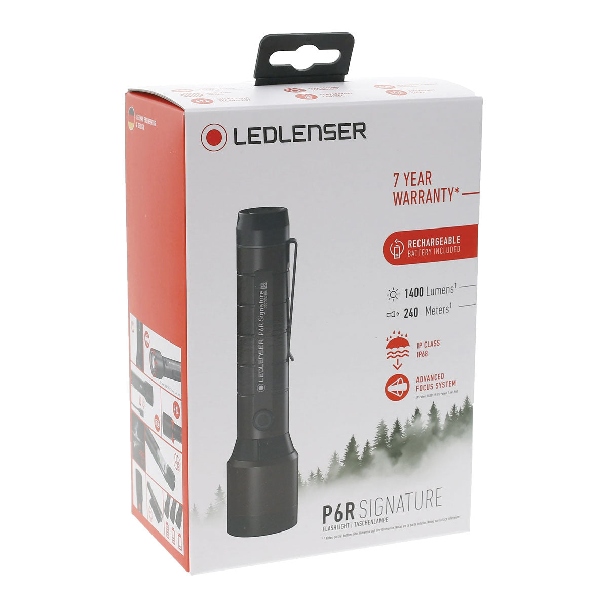 Ledlenser P6R Signature Rechargeable Torch with Box Gear Australia by G8