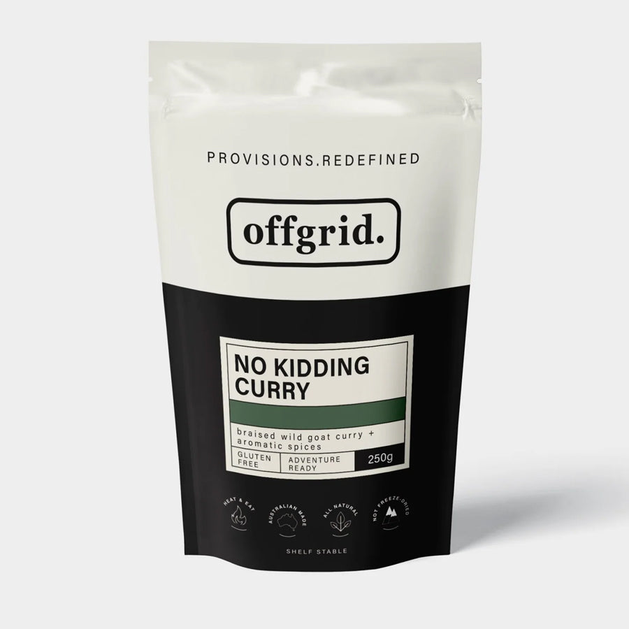 OFFGRID PROVISIONS No Kidding Curry - Heat & Eat Meal Gear Australia by G8