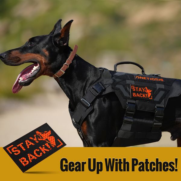 ONETIGRIS BARKING DOBIE HI-VIS Patch Gear Australia by G8