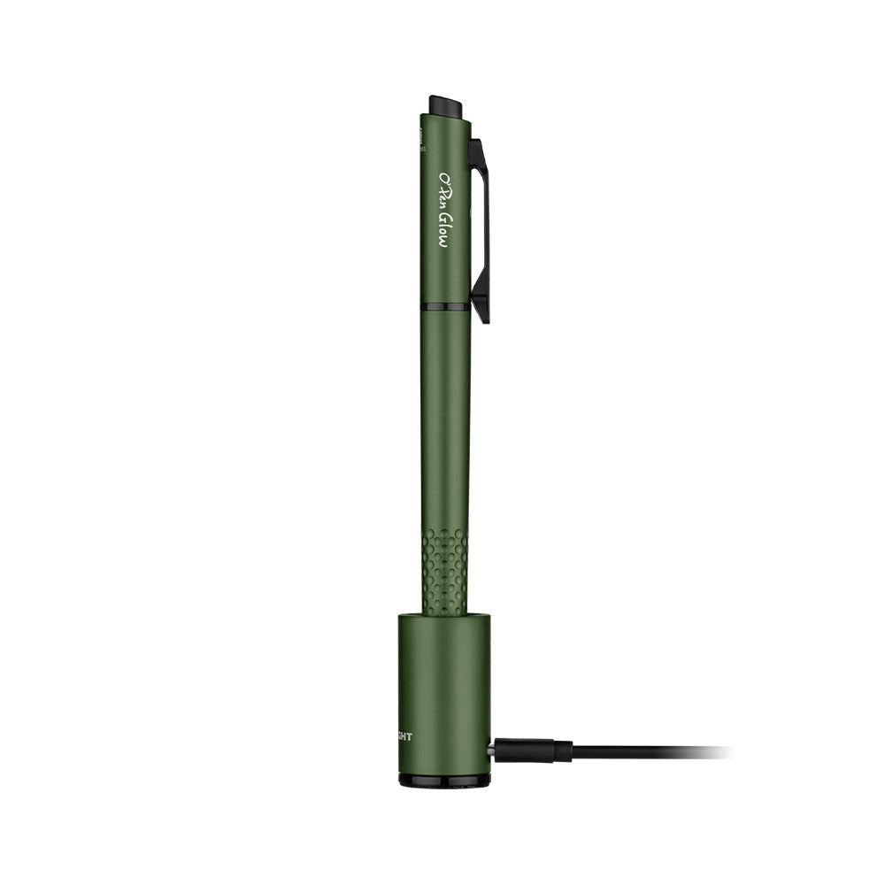 Olight Open Glow Max.120 Lumens Rechargeable EDC Penlight with Green Laser