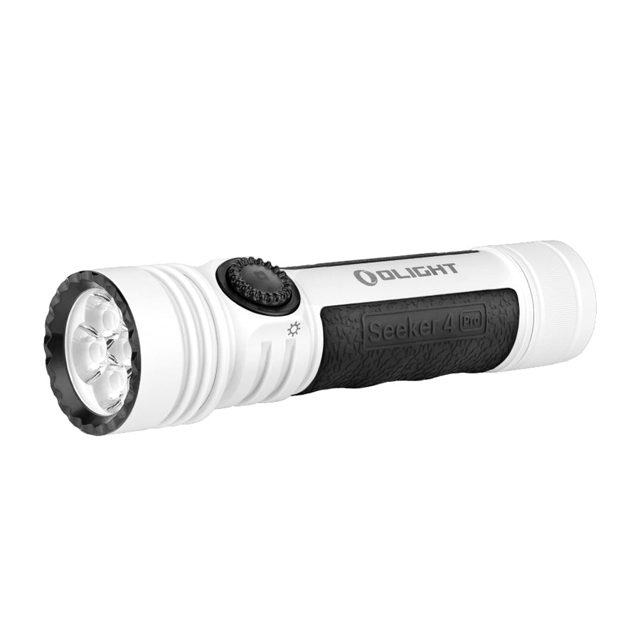 Olight Seeker 4 Pro Powerful Rechargeable Led Torch White Cool White: 5700-6700K Gear Australia by G8