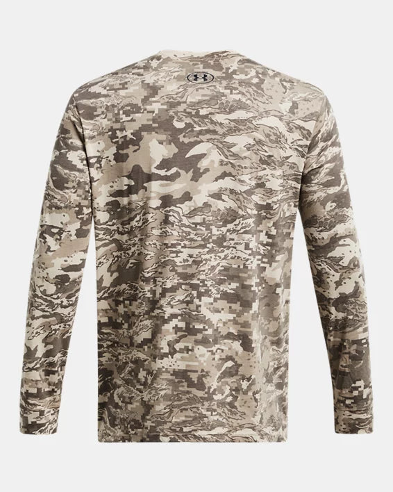 Under Armour Men's UA ABC Camo Long Sleeve - Brown Small Gear Australia by G8