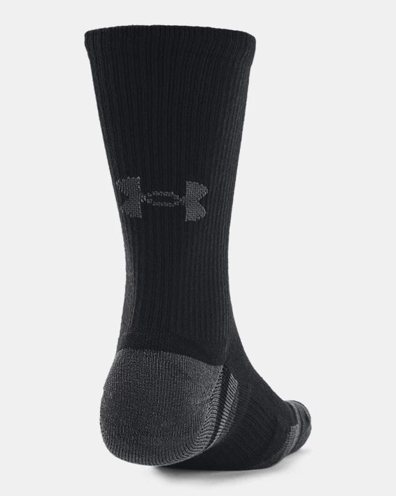 Under Armour Unisex UA Performance Tech 3-Pack Crew Socks Large Gear Australia by G8