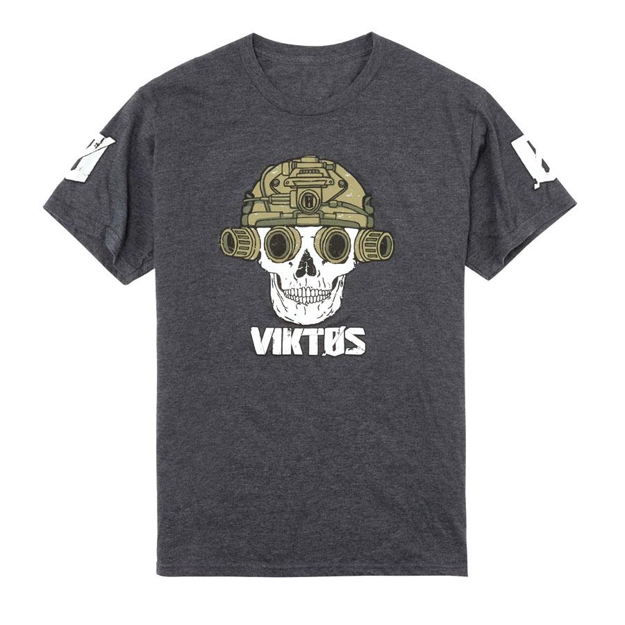 VIKTOS Quad Nod Tee Charcoal Heather Small Gear Australia by G8