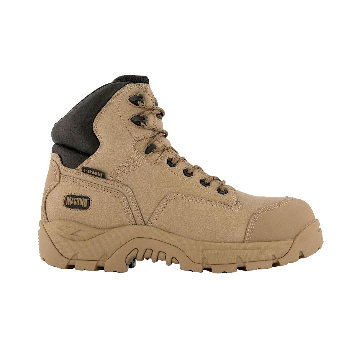 Magnum Precision Max Side-Zip Composite Toe Waterproof iShield Boot Stone