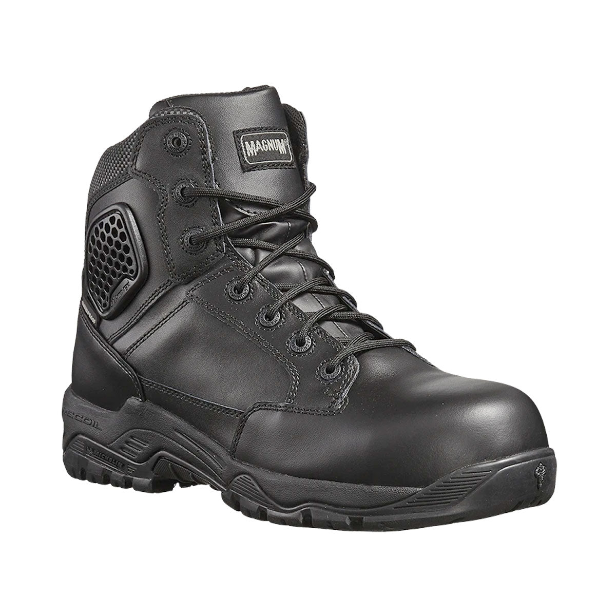 Magnum Strike Force 6.0 Leather Side-Zip Composite Toe Women's Boot Black