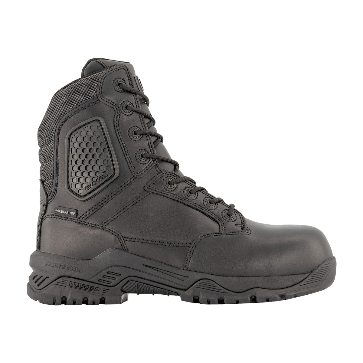 Magnum Strike Force 8.0 Leather Side-Zip Waterproof Boot Black