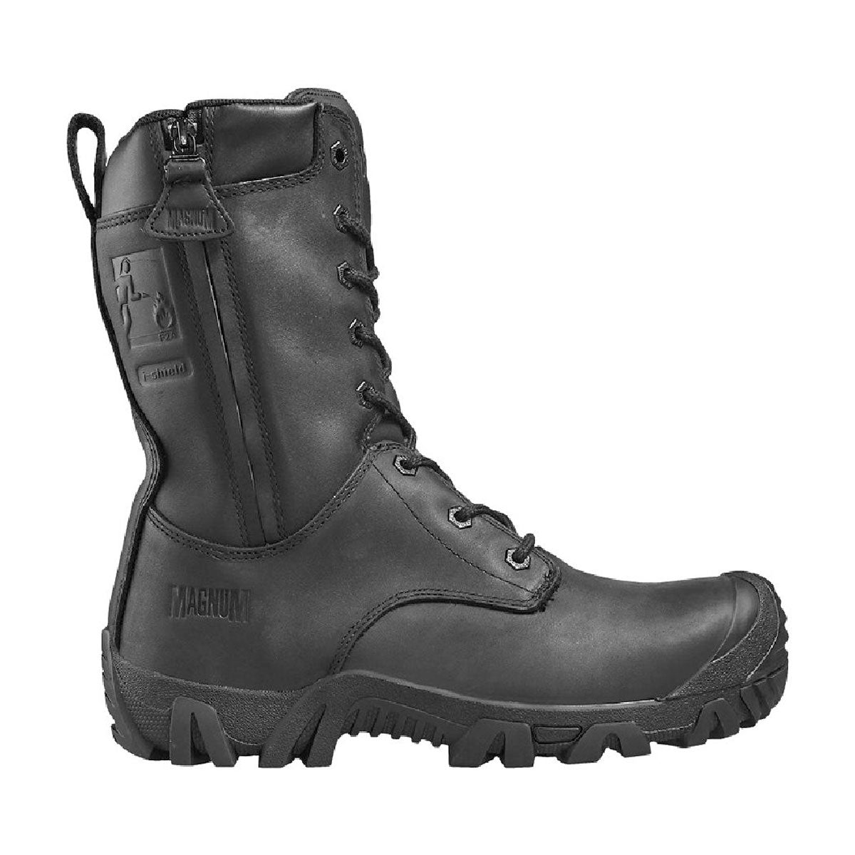 Magnum Vulcan PRO Leather Double Side-Zip Composite Toe and Plate Waterproof Boot